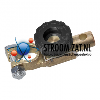 Stroom onderbreker  op min pool 